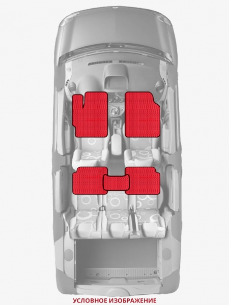 ЭВА коврики «Queen Lux» стандарт для Honda Inspire (CB5, CC2, CC3)