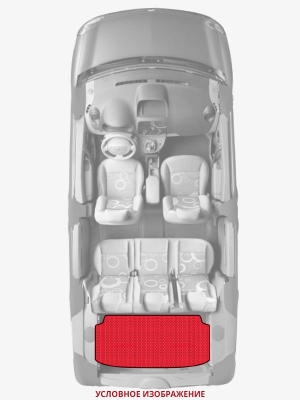 ЭВА коврики «Queen Lux» багажник для Citroen Jumpy (1G)